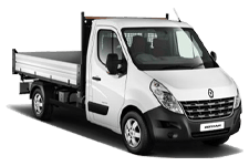 Van Hire Buxton - White 3.5 Tonne Folkestone Tipper Transit - Van hire Buxton